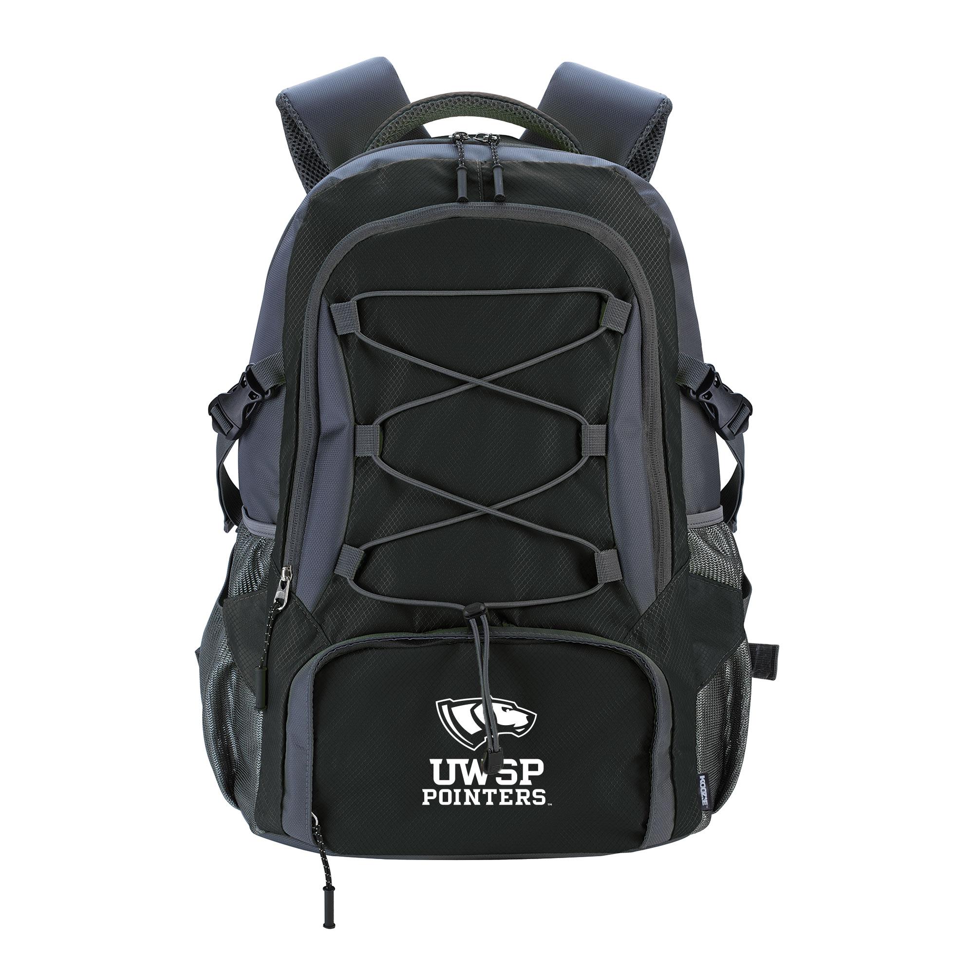 Product image 1 of 1 for UWSP Koozie Wanderer Daypack 25L, Black