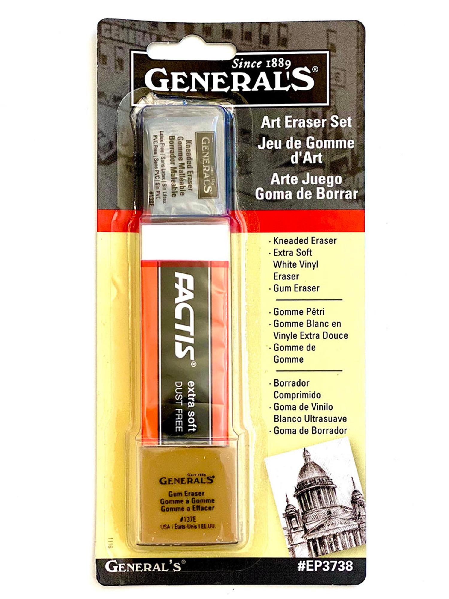 image of: GENERALS ART ERASER SET