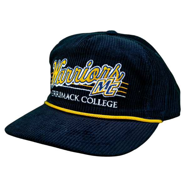 Merrimack Warriors Navy Corduroy Snapback; $37.99