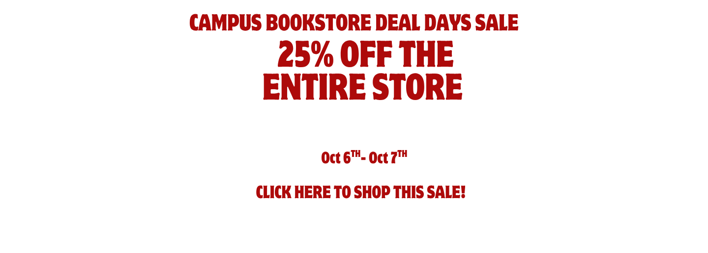 Click to Shop 25% all merchandise!