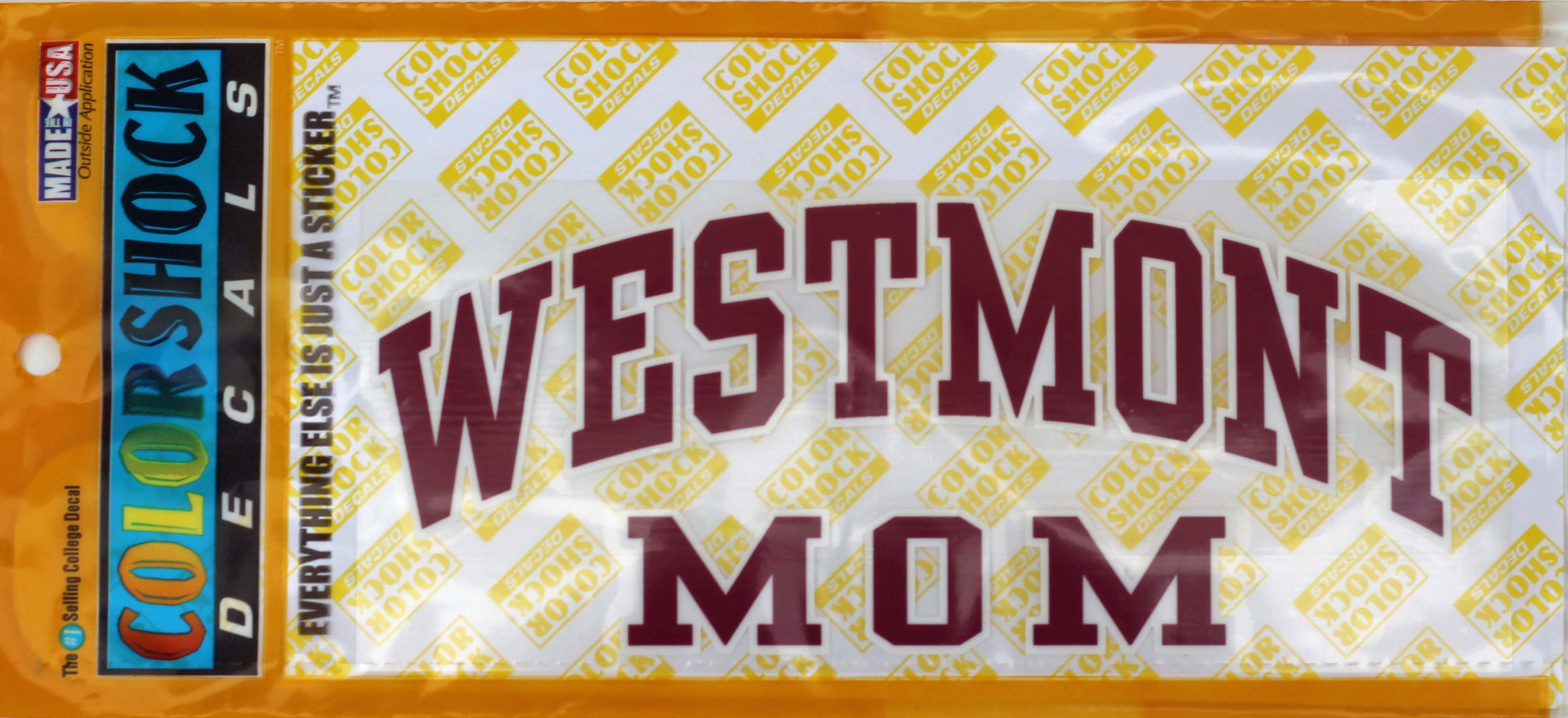 image of: Color Shock Westmont Mom Decal