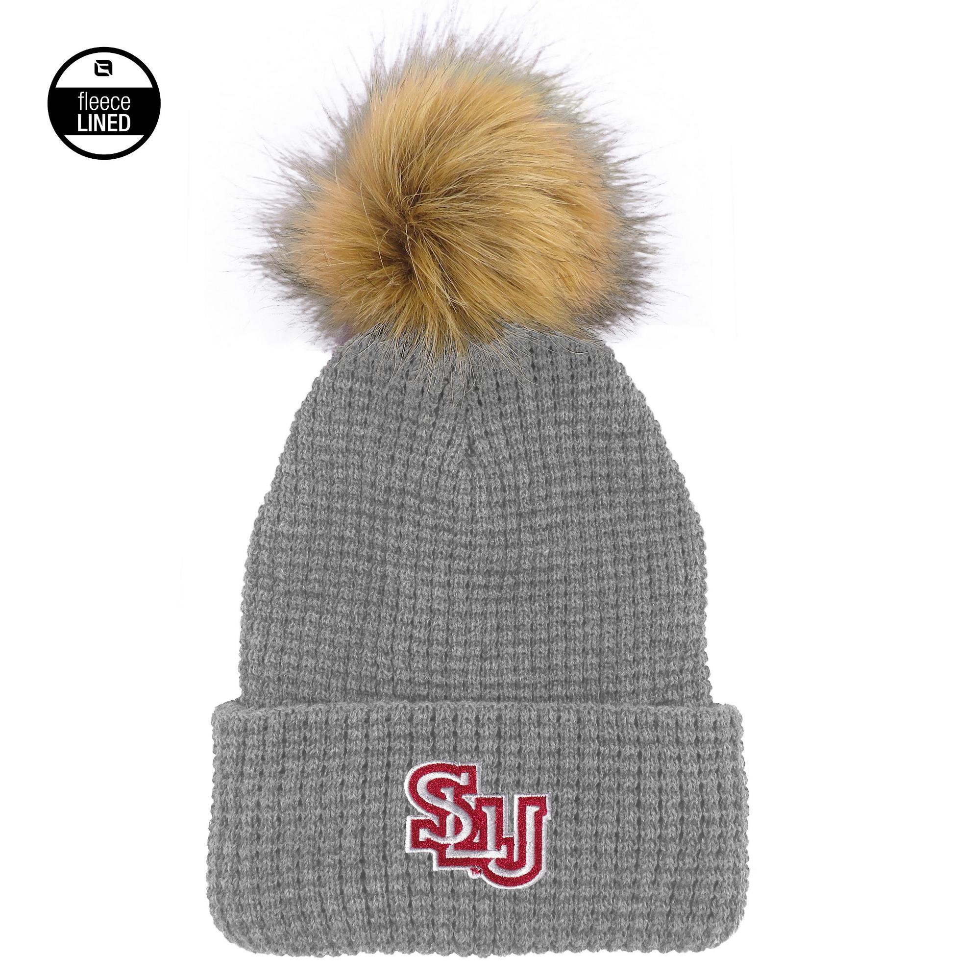 Product image 1 of 1 for Logofit Waffle Knit Hat with Fur Pom