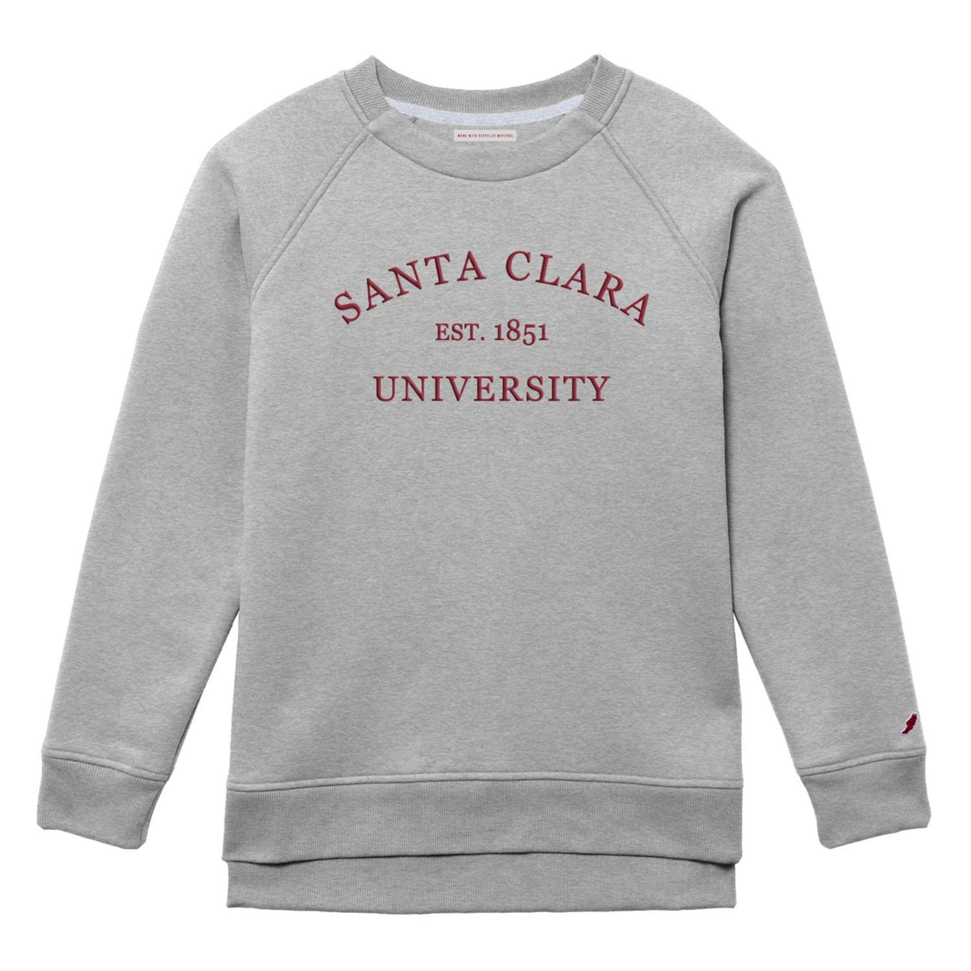 Product image 1 of 1 for Santa Clara Broncos Women's Embroidered Crewneck, Grey