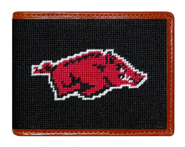 Arkansas Razorbacks Smathers and Branson Bi-Fold Wallet - Black; $155.00