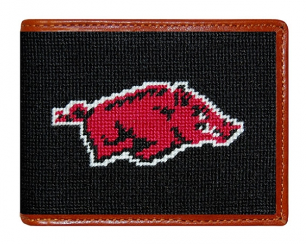 Arkansas Razorbacks Smathers and Branson Bi-Fold Wallet - Black; $125.00