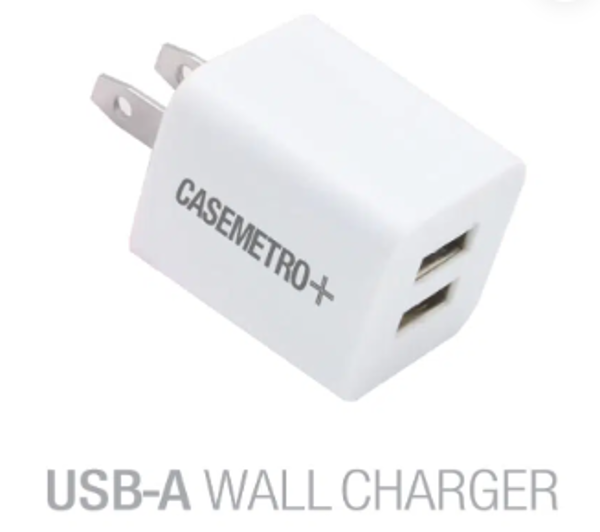 Dual USB-A Wall Charger - 2-ports; $6.99