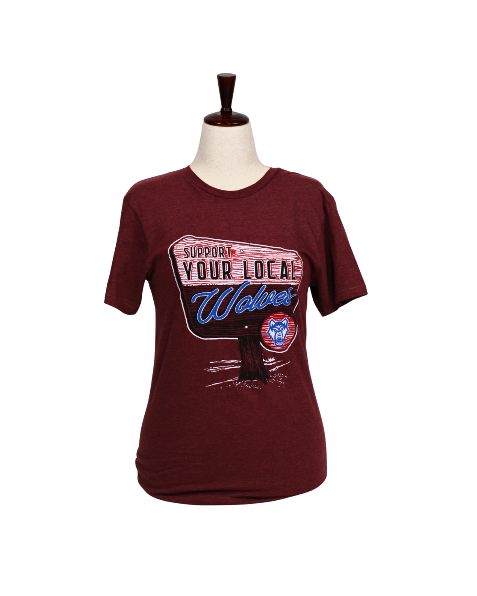 Product image 1 of 4 for SUPPORT YOUR LOCAL WOLVES WOLF LOGO T-SHIRT