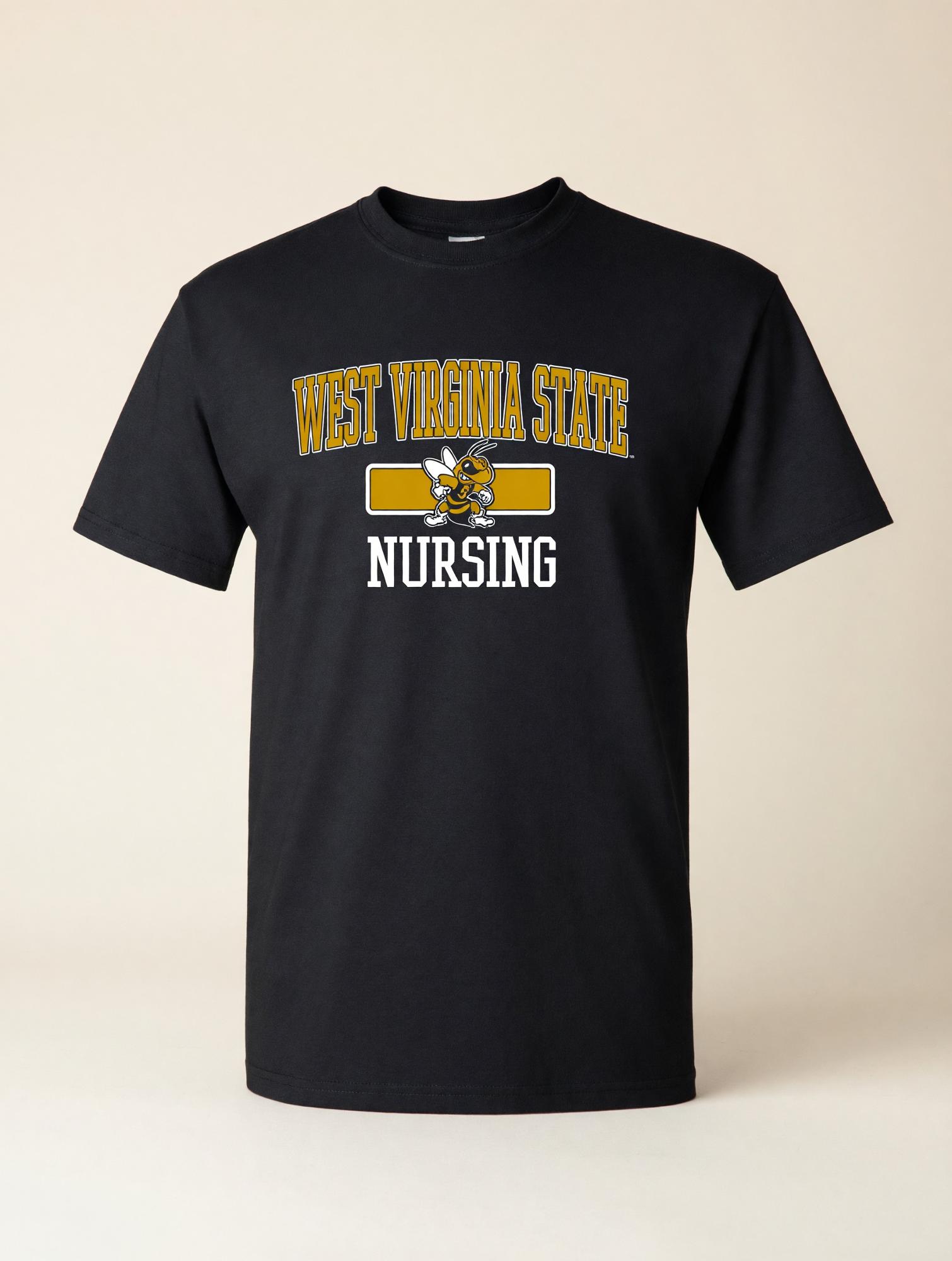 Product image 1 of 1 for Tee - College House Black "Nursing"