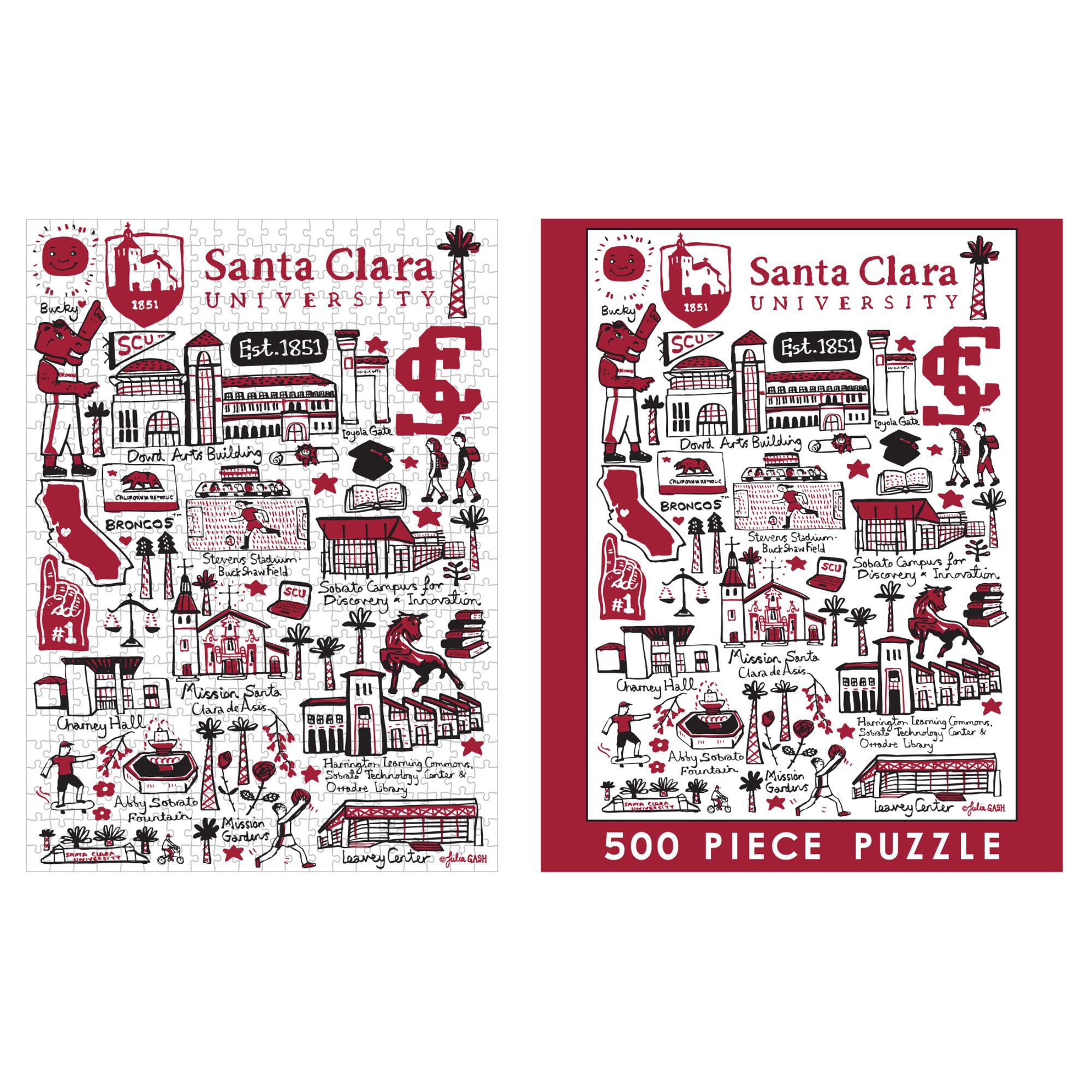 image of: Santa Clara University Julia Gash 500 Piece Puzzle
