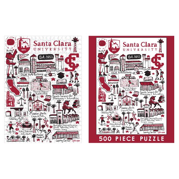 Santa Clara University Julia Gash 500 Piece Puzzle; $34.98