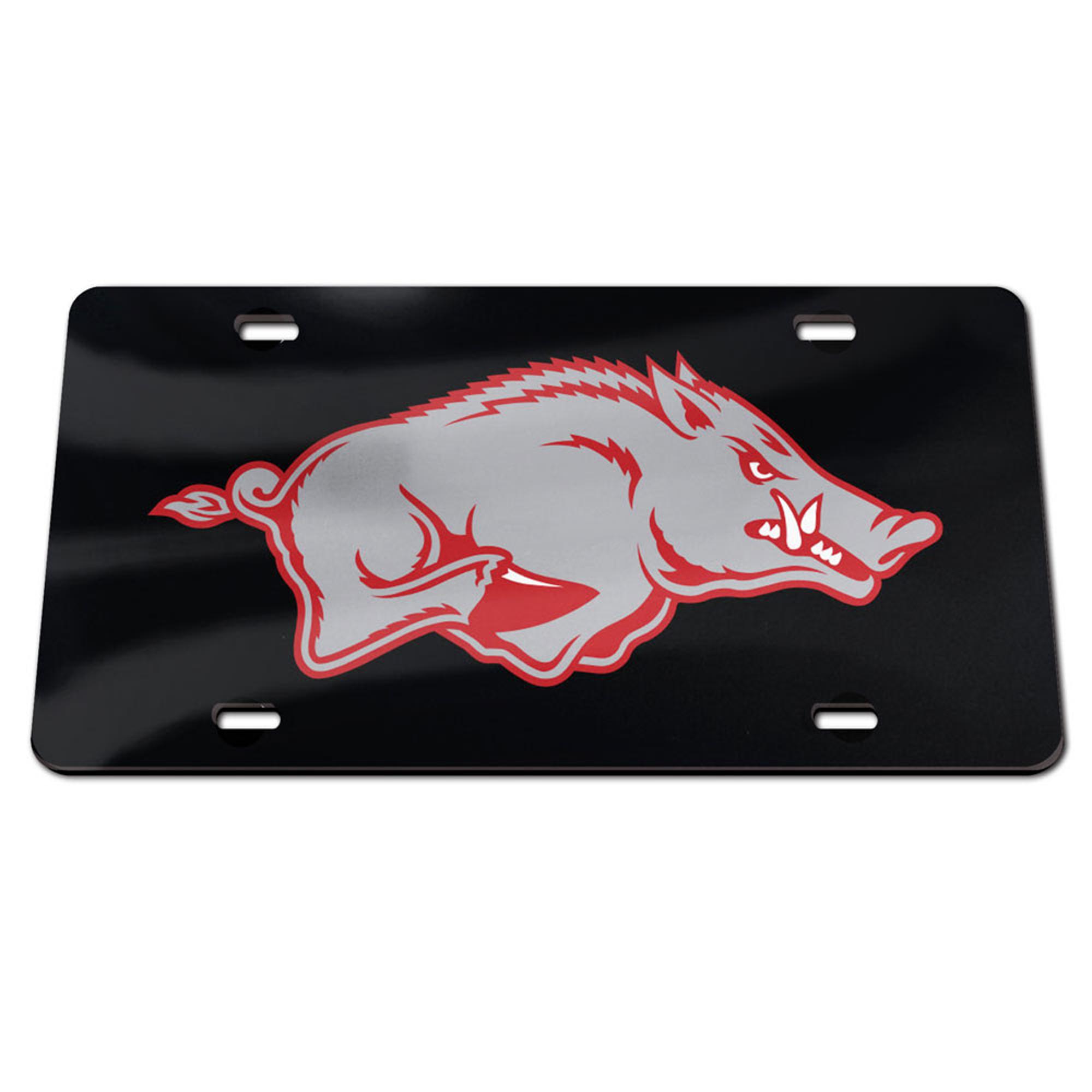 image of: Arkansas Razorbacks Running Hog Wincraft Acrylic License Plate