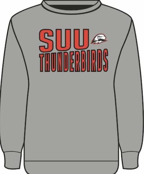 CI SPORT CREW GRAY SUU THUNDRBIRDS; $54.00