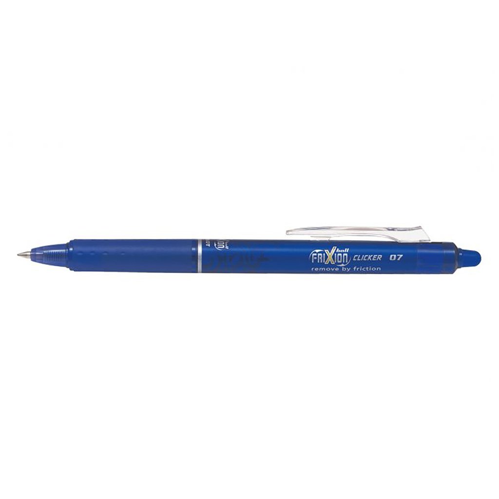 image of: Ball Frixion Clicker Erasable Retractable Pen Light Blue