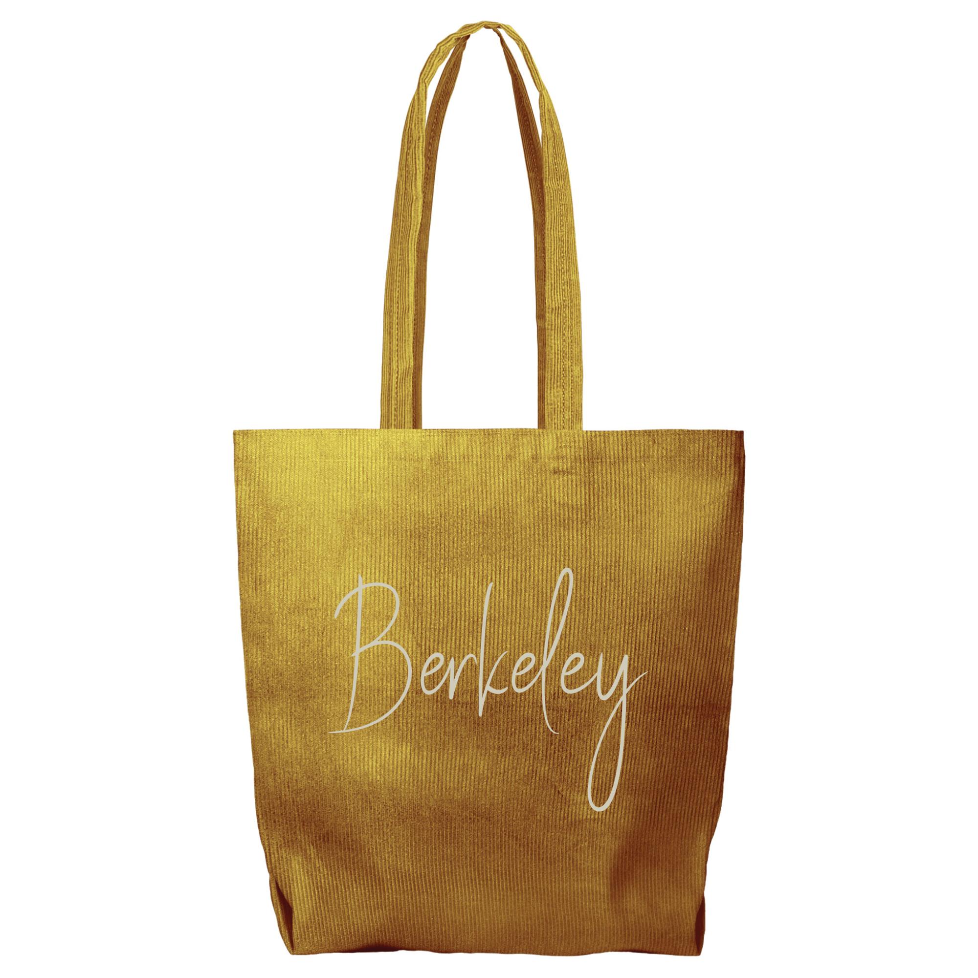 Product image 3 of 3 for Corduroy Tote Bag Berkeley Script Logo
