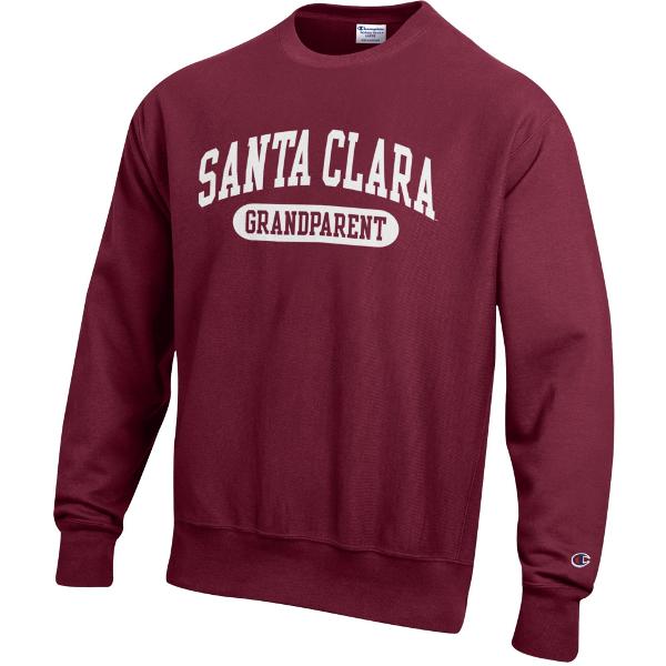 Santa Clara University Champion Grandparent Fleece Crew Sweatshirt; $79.98