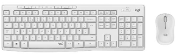 Logitech MK295 Silent Wireless Keyboard Mouse Combo, Off White; $49.98