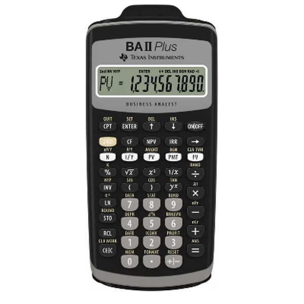 TI BA II Plus Calculator; $70.00