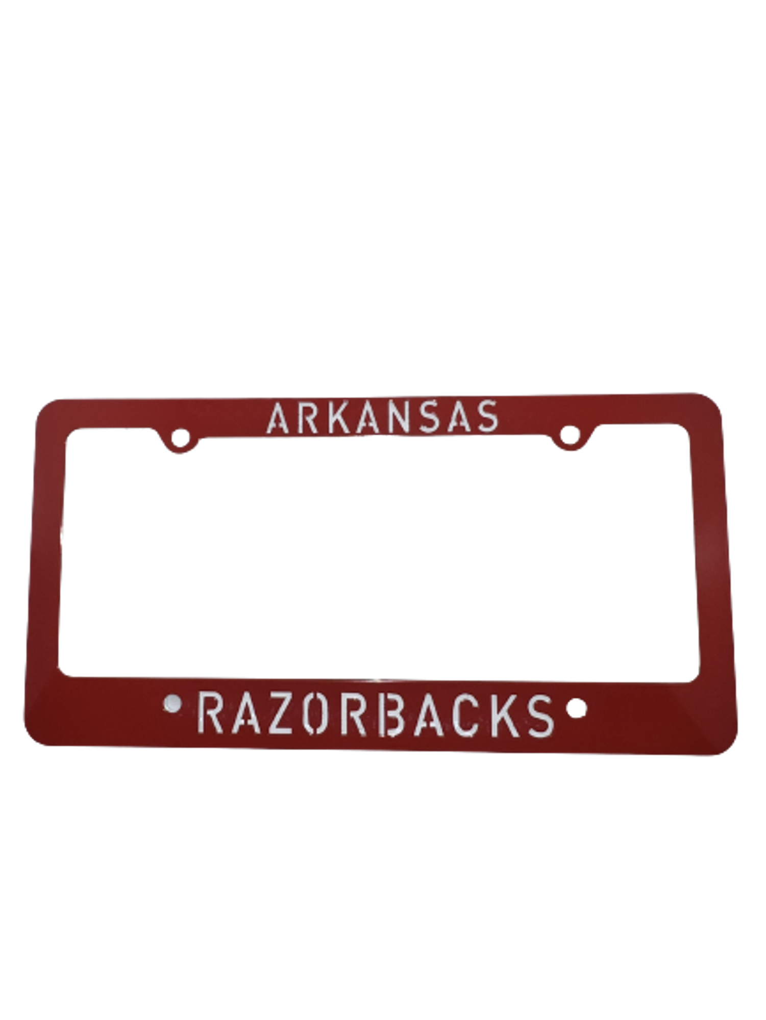 image of: Arkansas Razorbacks Metal Tag Frame - Red