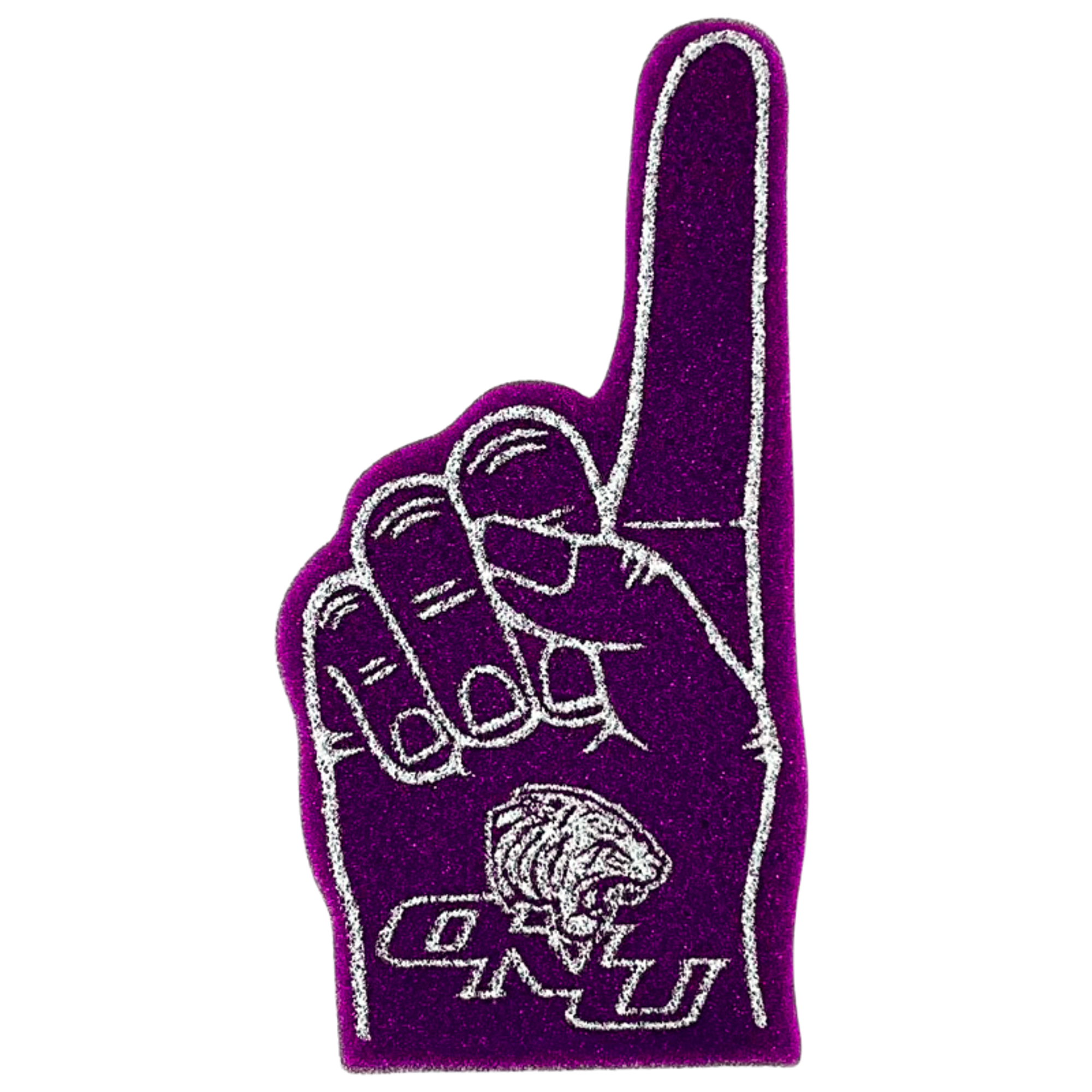 image of: Purple Mini Foam Finger