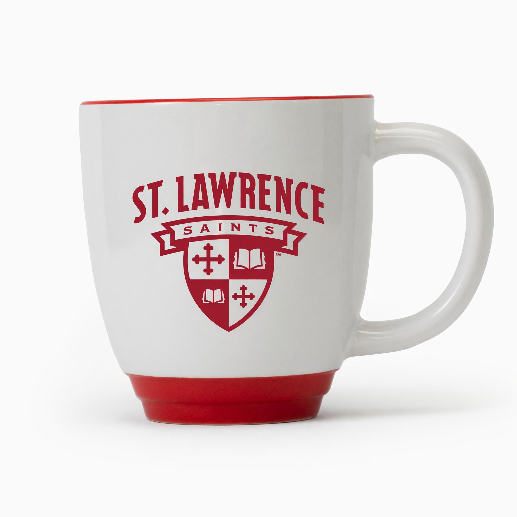 Product image 1 of 1 for White Bistro Mug with Red Rim
