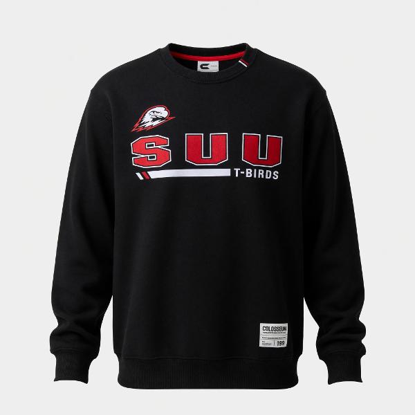 Colosseum Crew Black SUU Bar T-Birds; $50.00