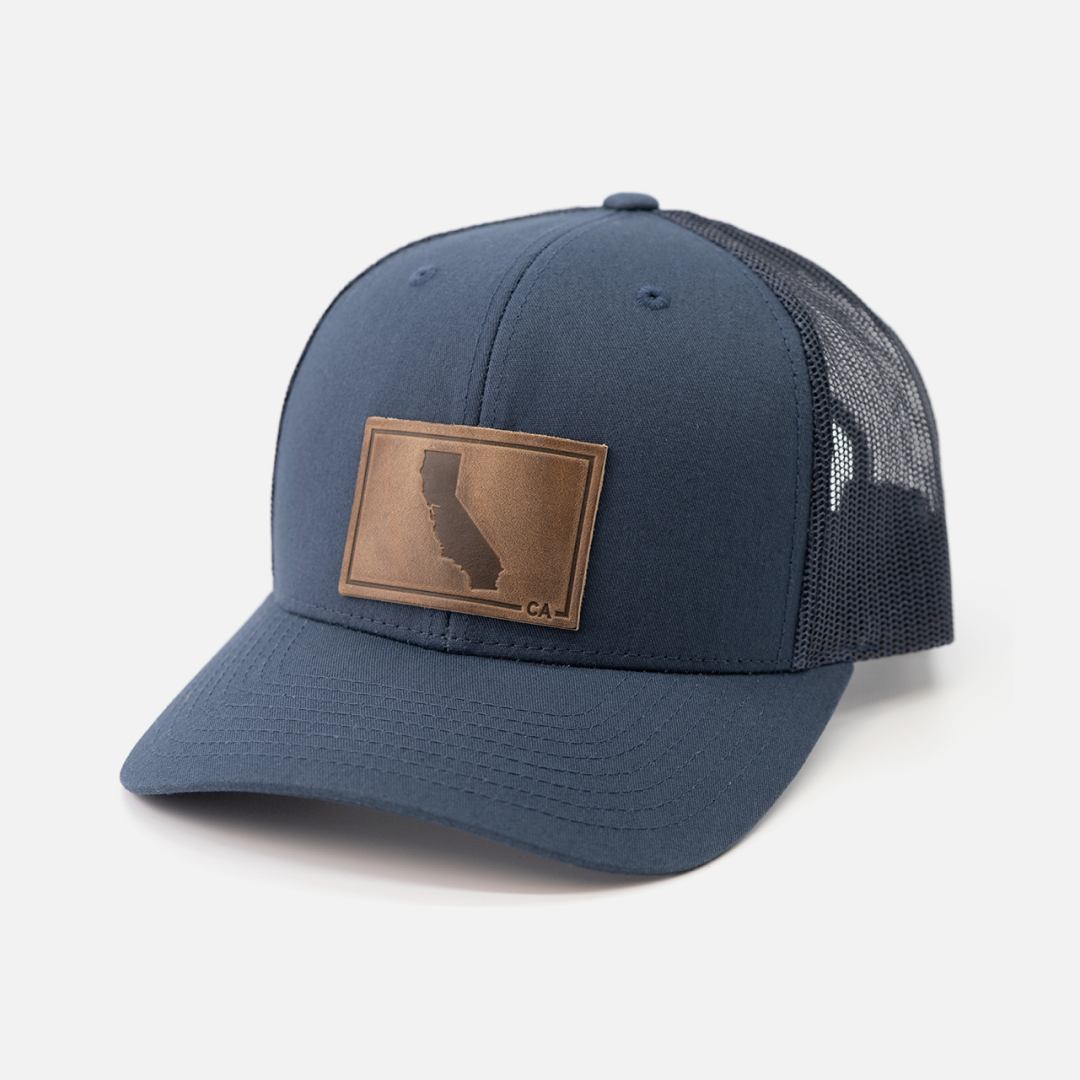 Product image 1 of 1 for Range Leather Co. California Silhouette Hat: Navy