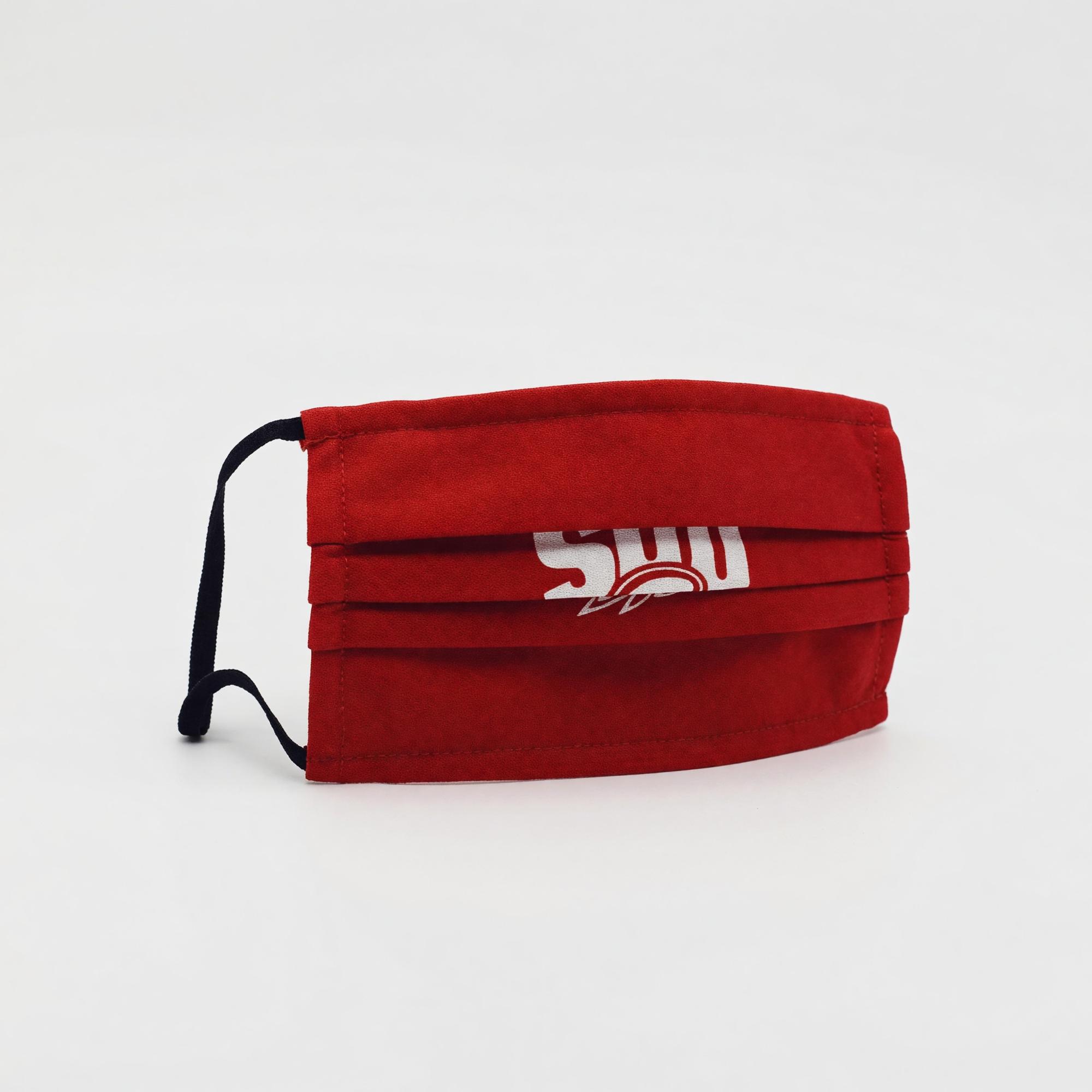 Product image 1 of 1 for L2 FACEMASK RED W/ WHITE LOGO