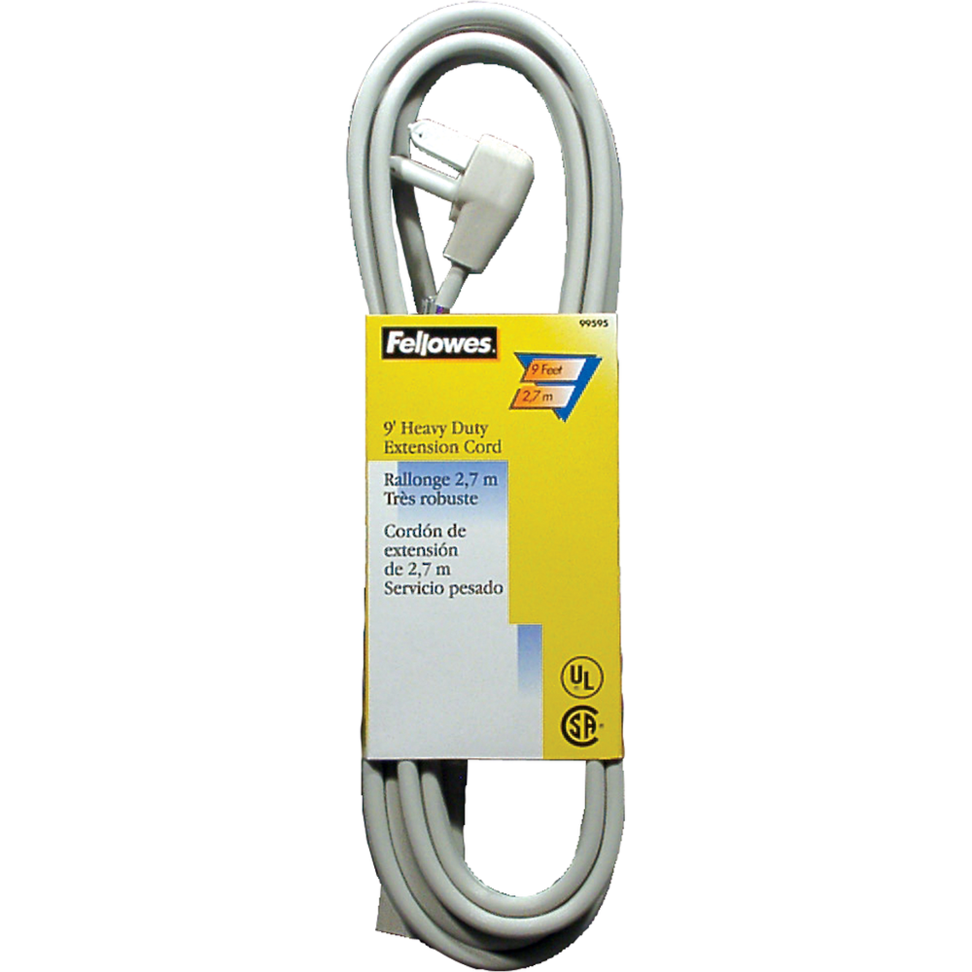 Product image 1 of 1 for HD EXTENSION CORD 3PRONG FELLOWES 99595