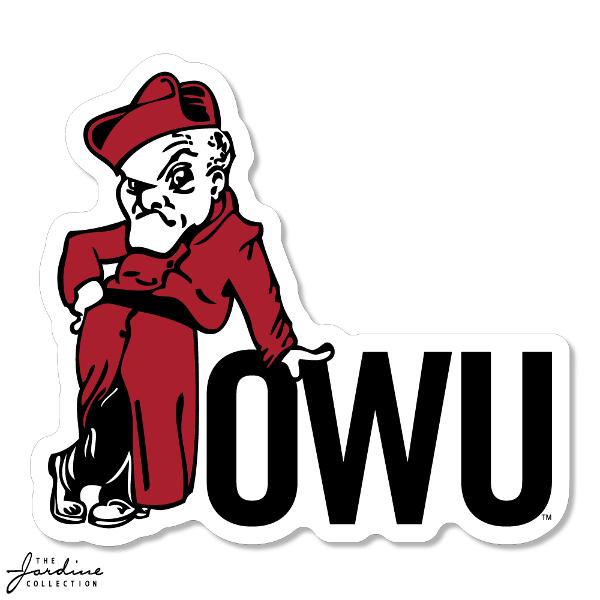 OWU Magnet Medium Mascot Leaning Bishop; $11.99