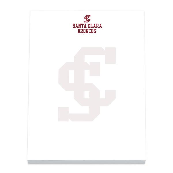 Santa Clara Souvenir Scratch Pad 8.5x11 - 25 sheet - 2 pack; $14.98
