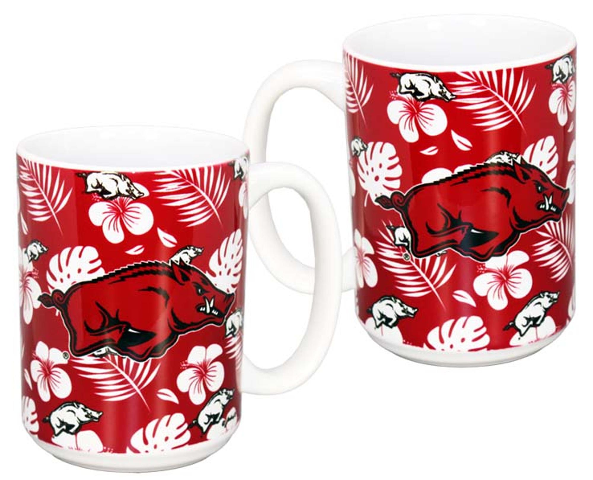 image of: Arkansas Razorback Ceramic Grande Aloha Mug 15oz