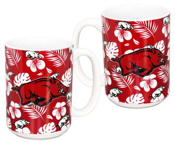 Arkansas Razorback Ceramic Grande Aloha Mug 15oz; $16.49
