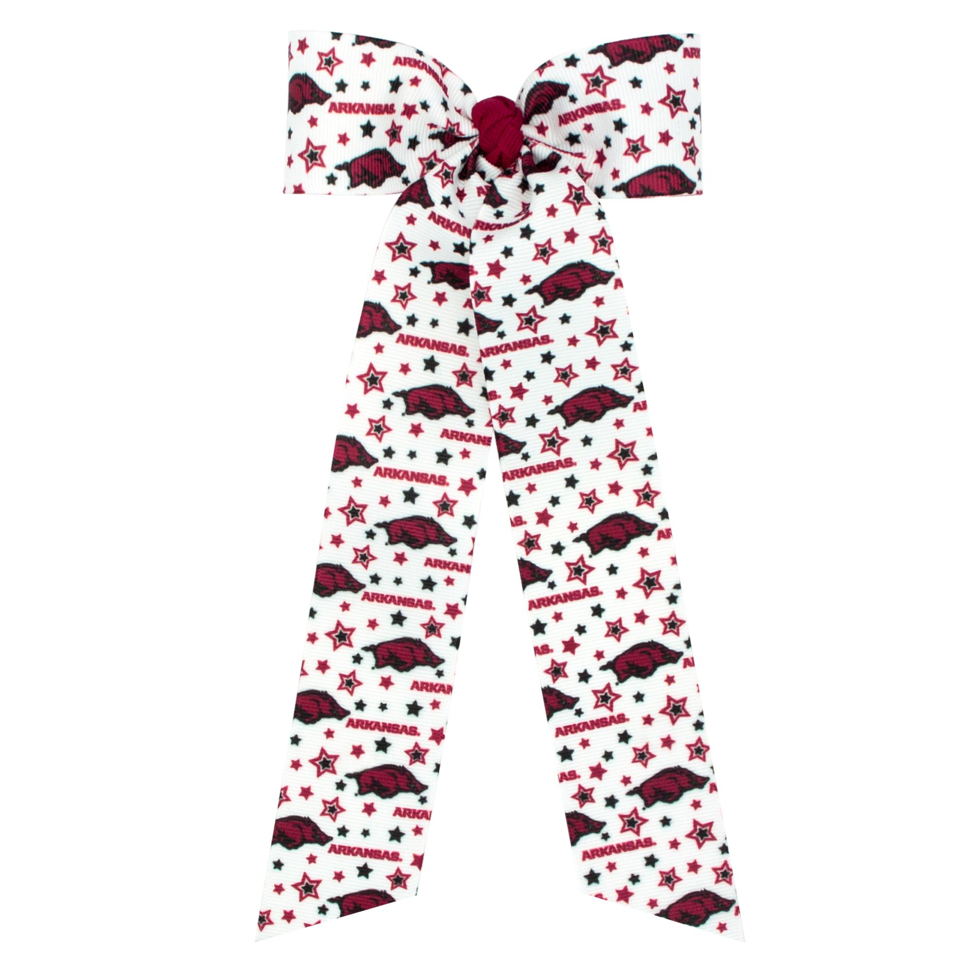 image of: Signature Print Streamer Bow with Tails