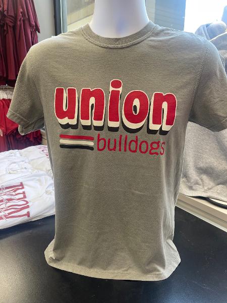 * FINAL SALE * Union Bulldogs Comfort Color Tee; $29.99