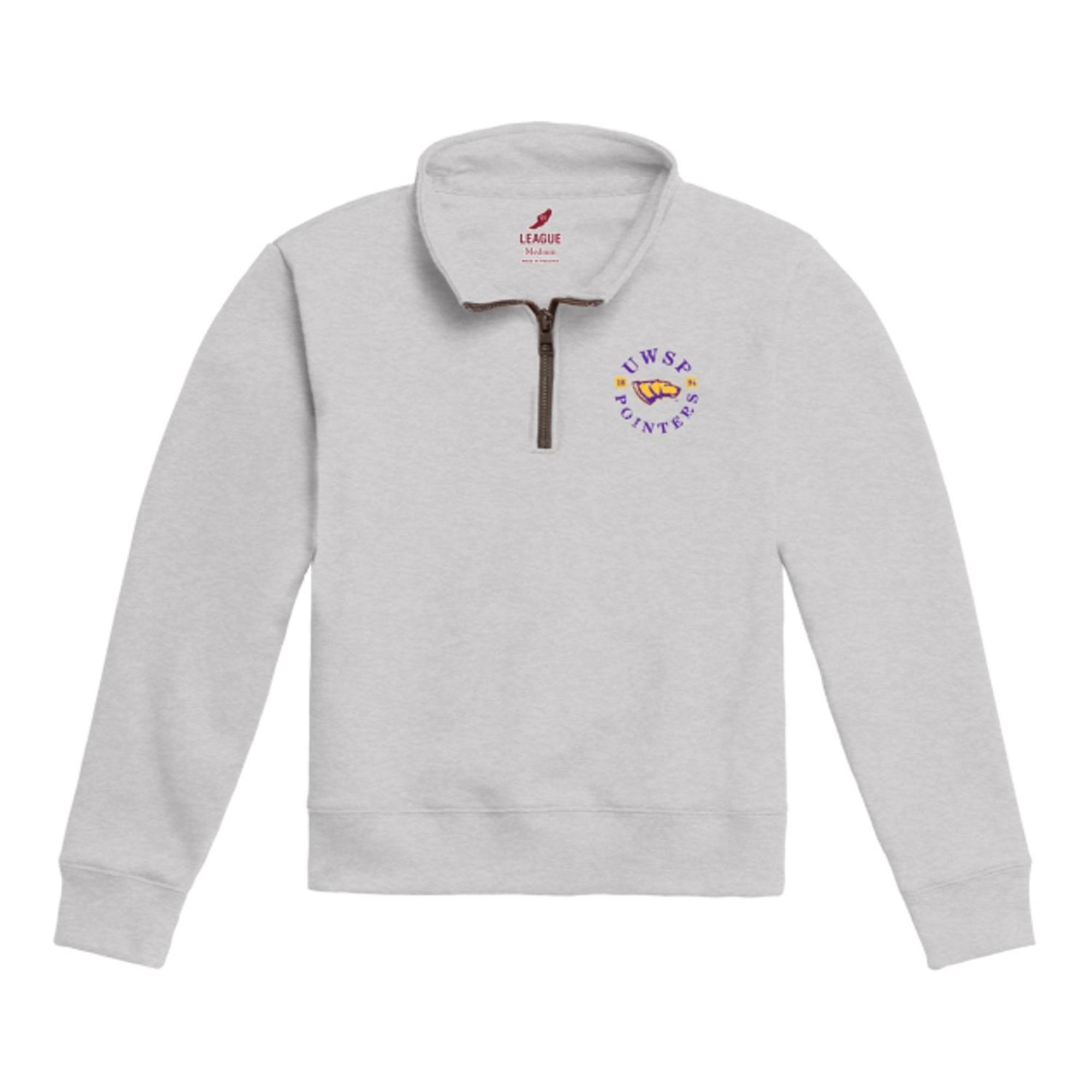 Product image 1 of 1 for UWSP Youth Essential Quarter Zip 2.0, Pointers 1894 Logo, Classic Oxford