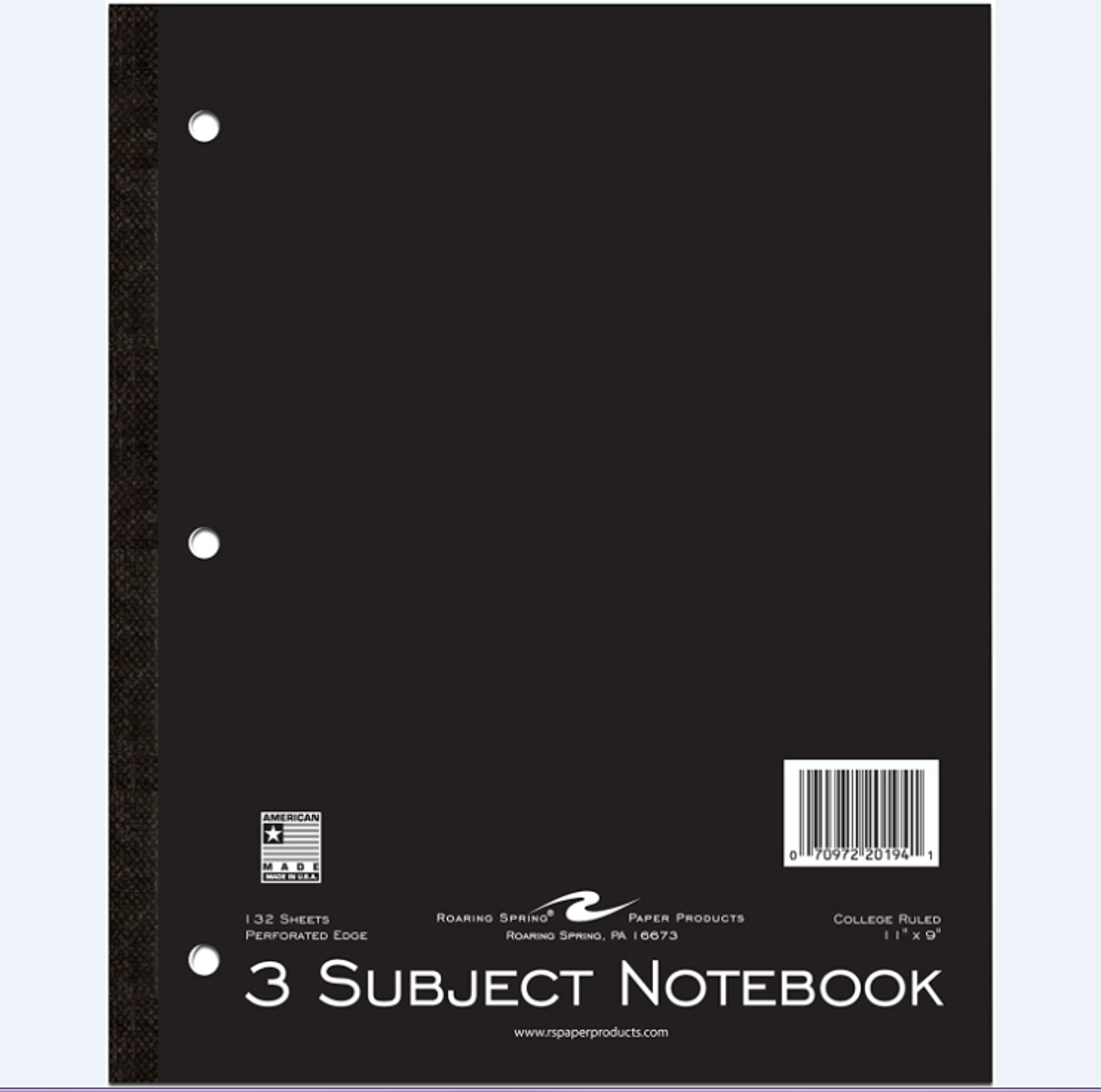 image of: Roaring Spring 3-Sub Notebook