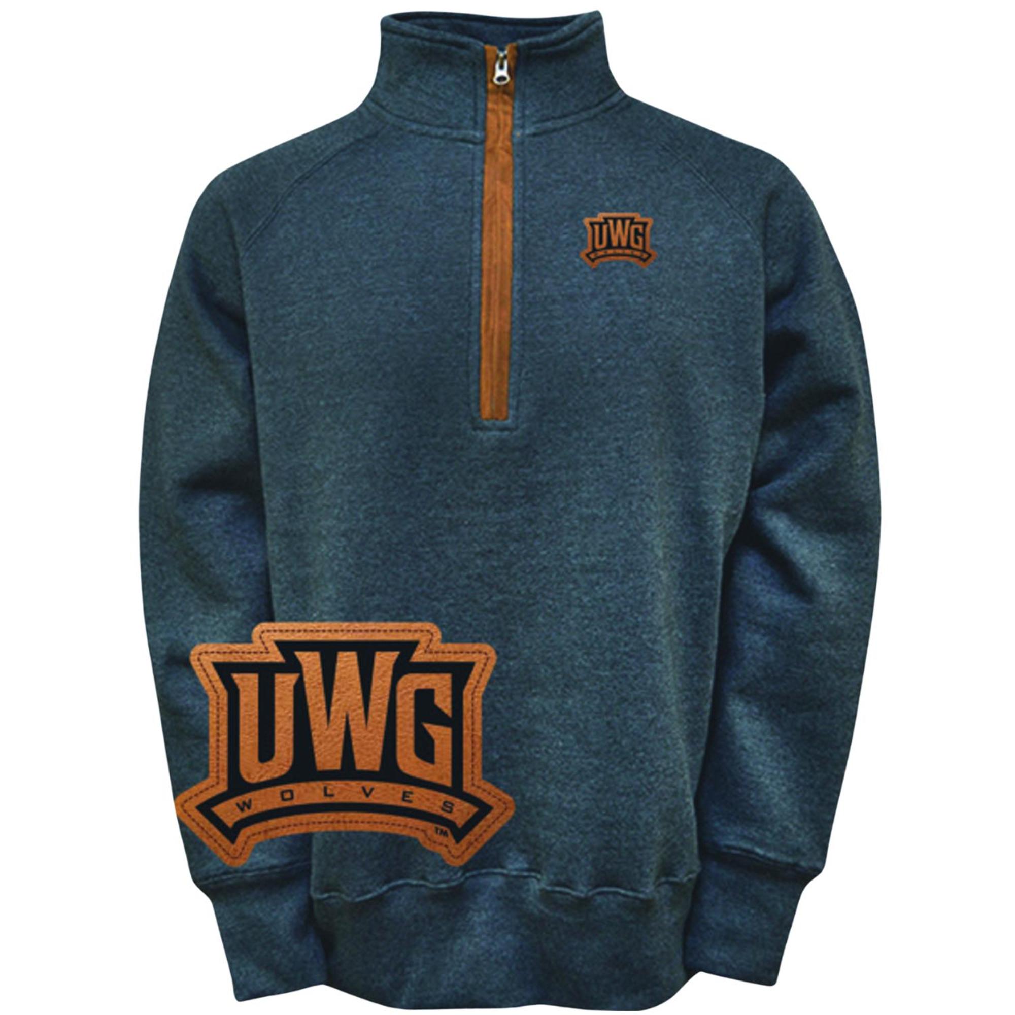 Product image 2 of 3 for ATHLETICS LOGO LEATHER PATCH MARLOW HALF ZIP