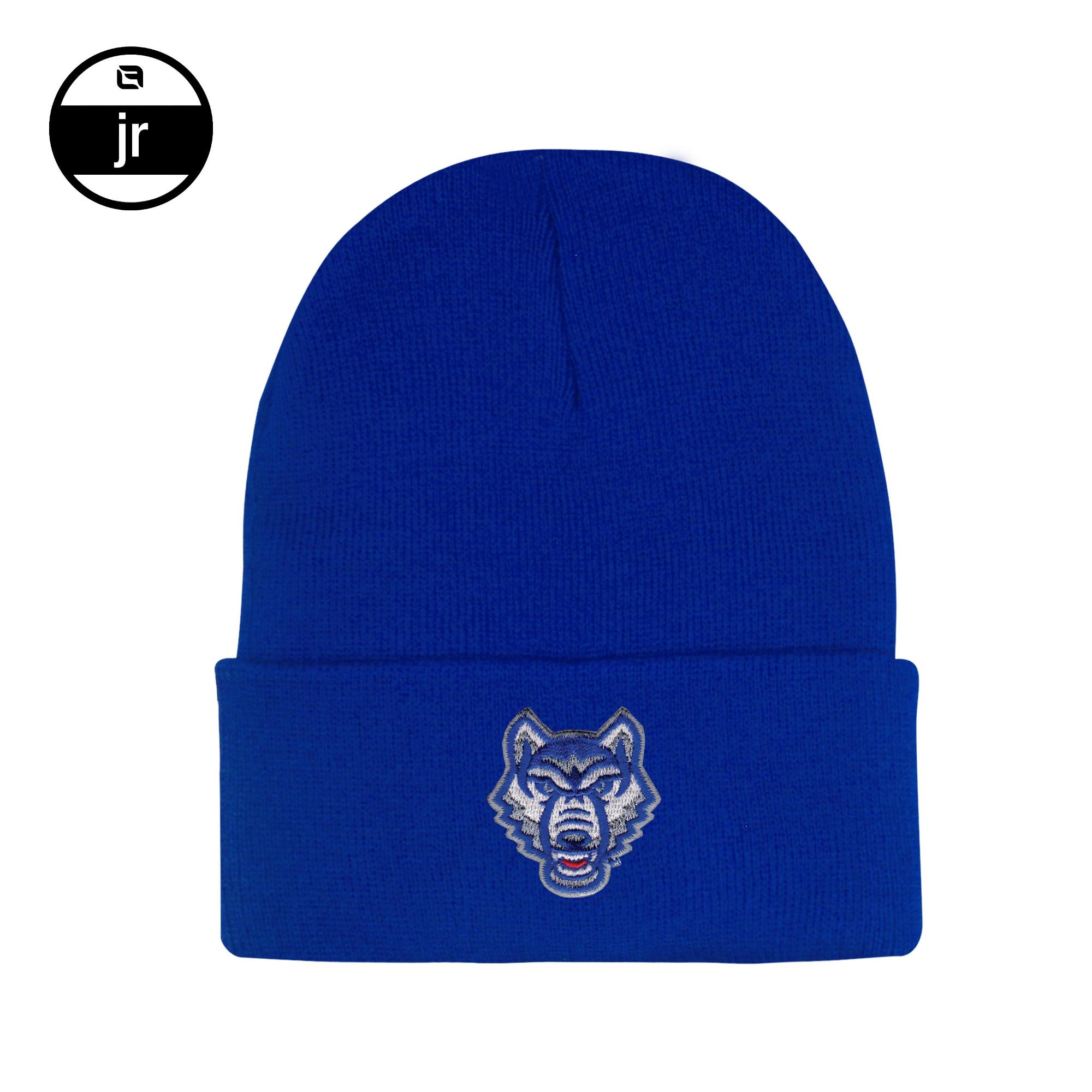 image of: WOLF LOGO NORTH POLE JUNIOR BEANIE