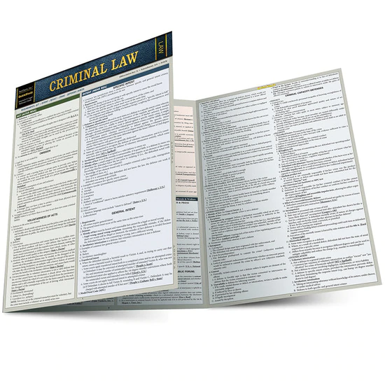 Cover image for CRIMINAL LAW LAMINATED STUDY GUIDE