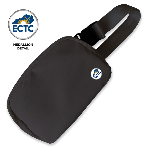 KECTC BELT BAG W/MEDALLION; $29.99