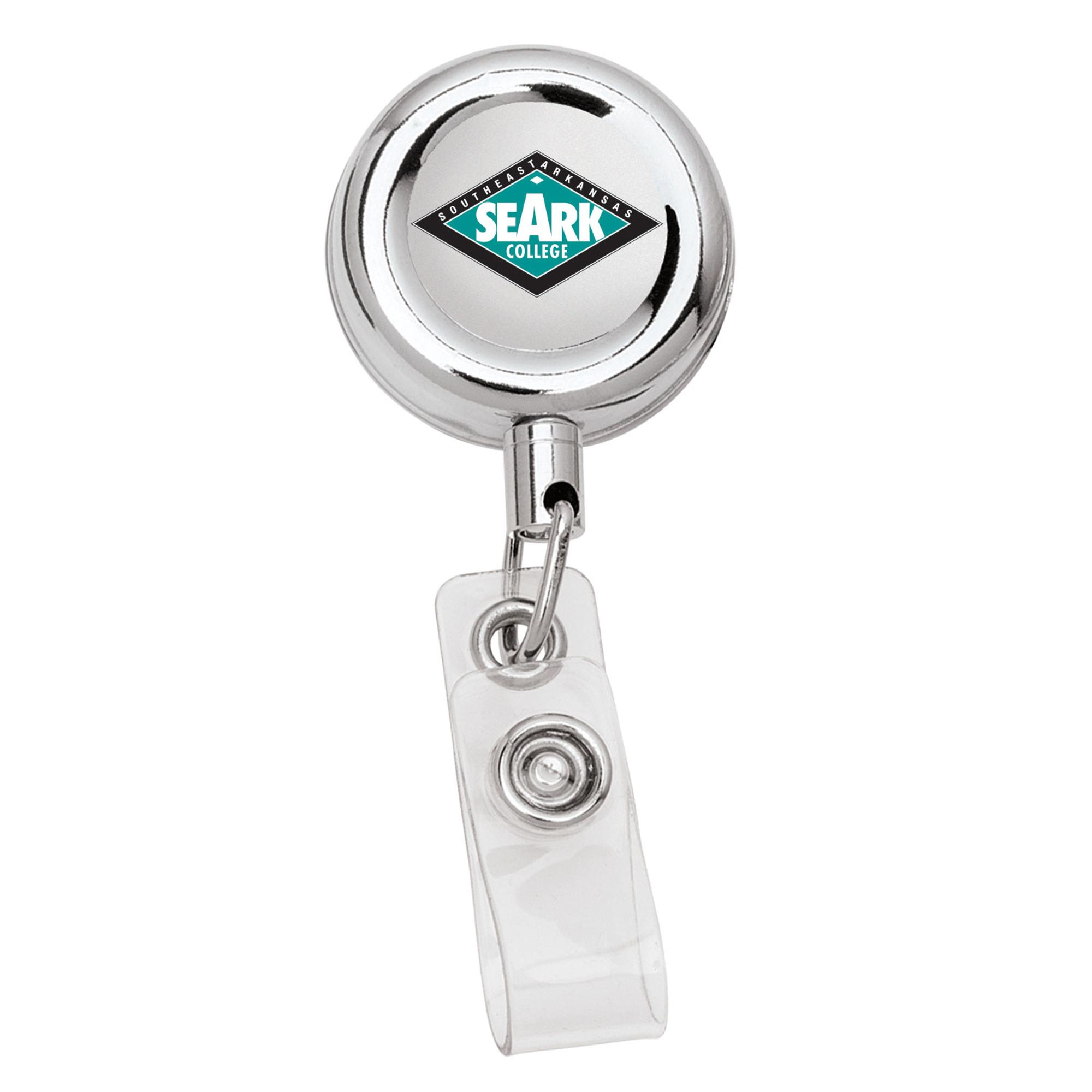 Product image 1 of 1 for Southeast Arkansas College Metal Retractable Badge Holder