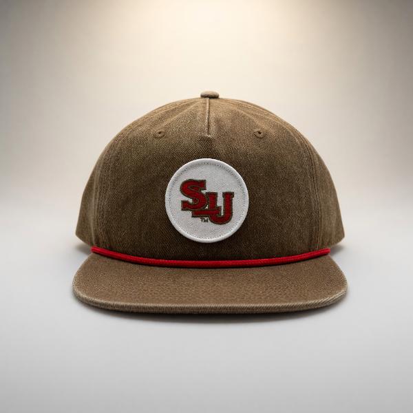 The Game Denim Camper Flat Brim Hat; $28.95