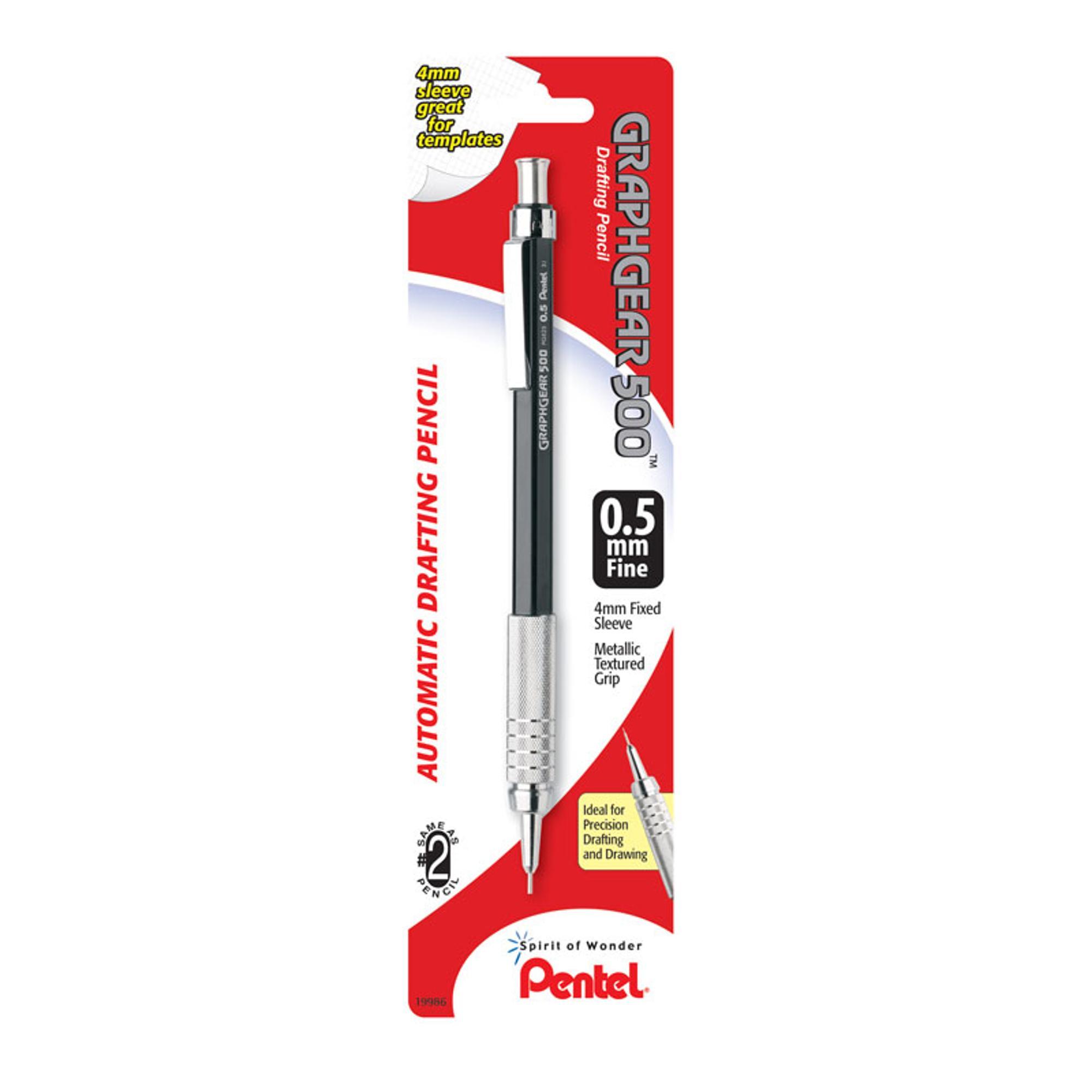 image of: PENCIL GRAPHGEAR 500 .5mm BLACK