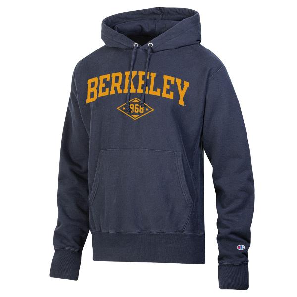 Reverse Weave Garment Dyed Hood Berkeley 1868 Logo; $99.99