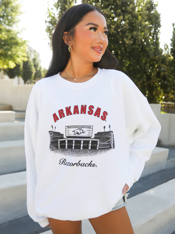 image of: Arkansas Razorbacks Stadium Sweatshirt