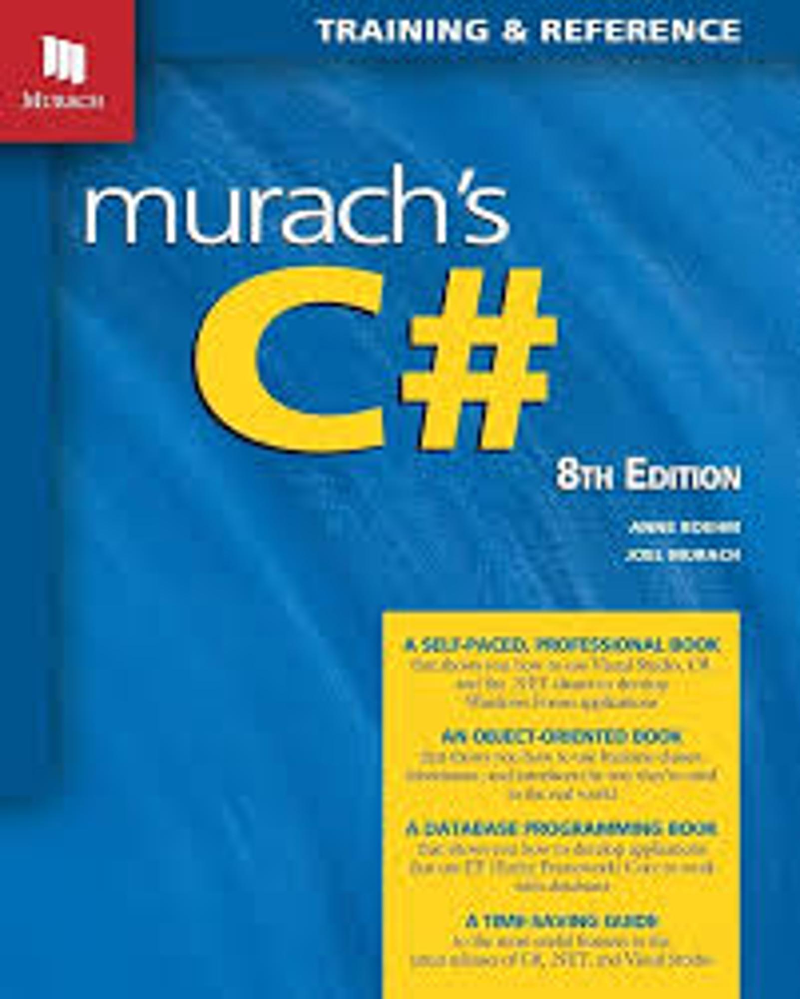 Cover image for MURACH'S C#