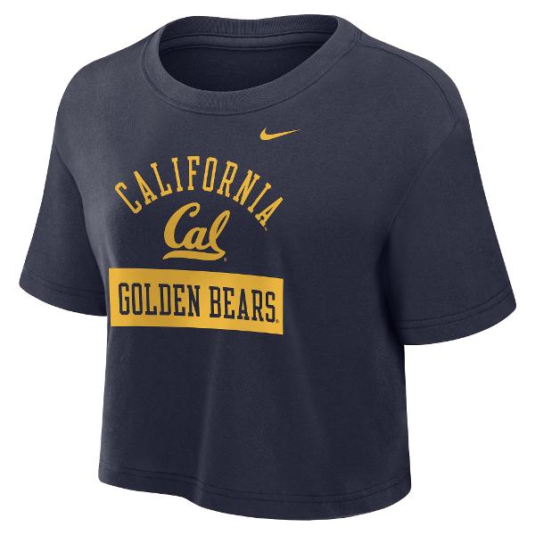 Women's Nike Dri-FIT Cotton Crop Tee California / Golden Bears Logo; $44.00