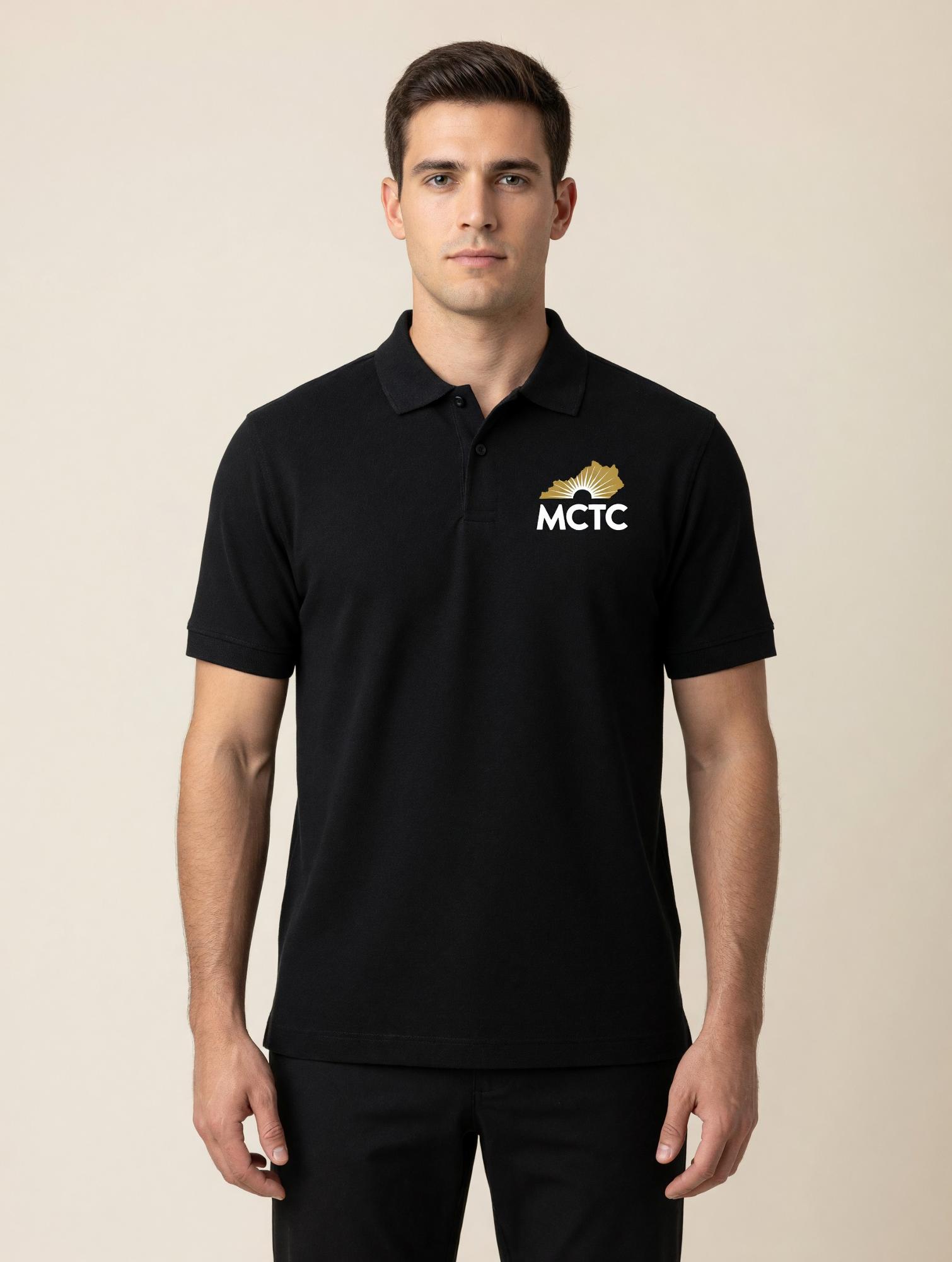 Product image 1 of 2 for KMCTC SS POLO BLK LOGO