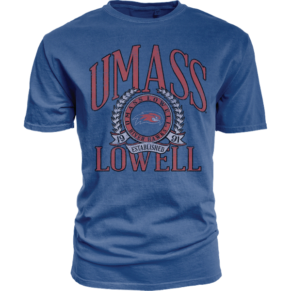 UML Ringspun Tee - Royal; $39.99