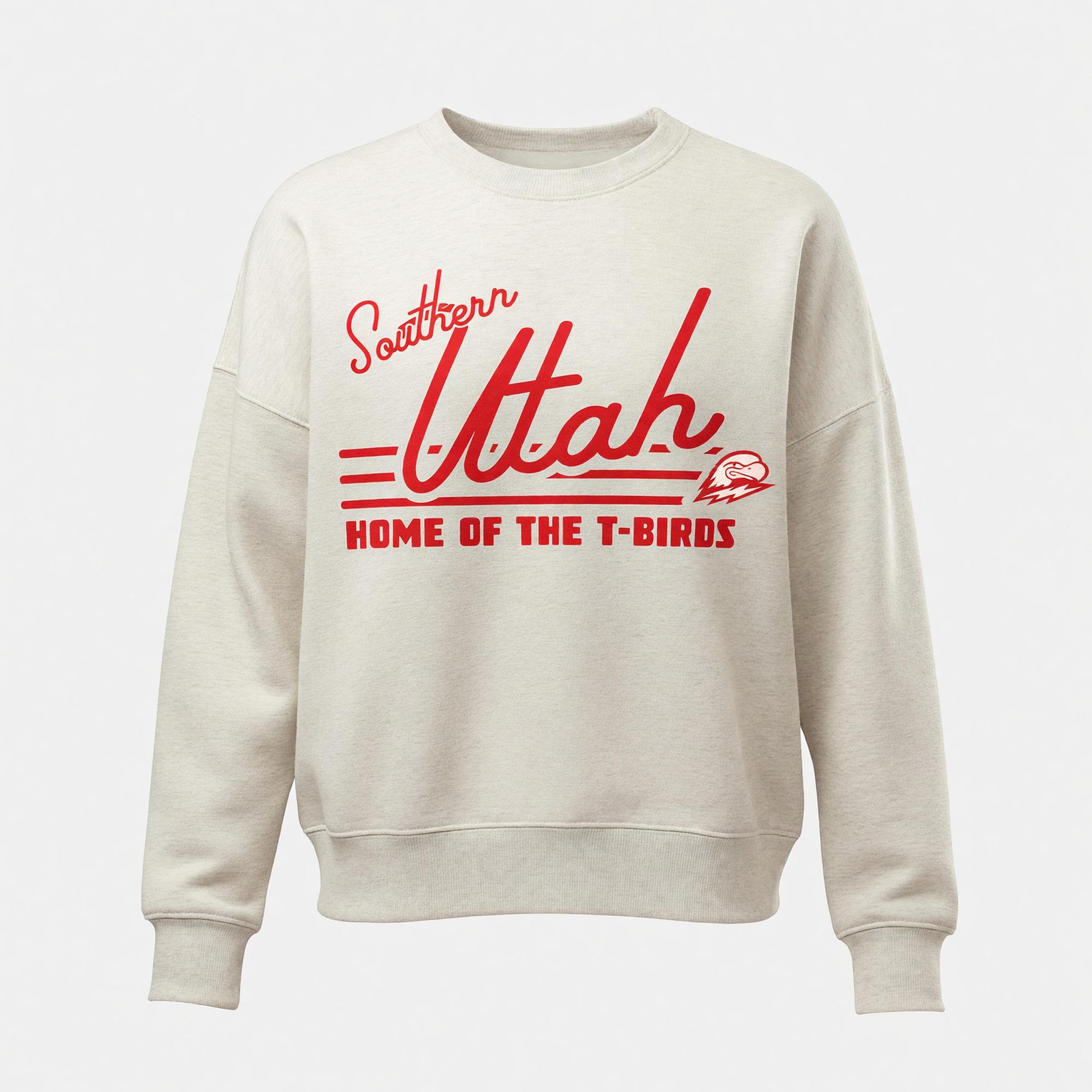 Product image 1 of 2 for MV Sport Home of the T-Birds Cropped Crew